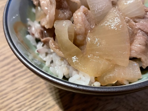 吉野家風牛丼